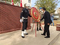 Türkiye Cumhuriyeti’nin Kuruluşunun 97. Yıldönümü Kutlamaları Çelenk Sunma Programı İle Başladı
